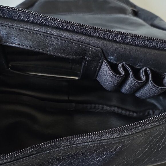 DANIER | Leather Backpack Bag Black - Picture 5 of 6